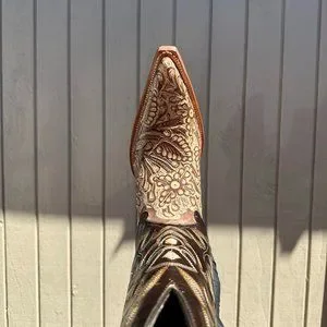 #41 Chiseled Brown Details Crix Style Western Boot 10040348 Men main image 4